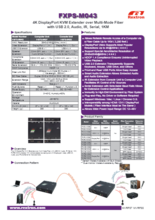 4K DP延長器 Rextron FXPS-M043 製品カタログ