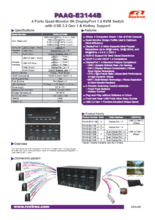 8K KVMスイッチ Rextron PAAG-E3144B 製品カタログ