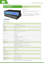 4K SDVoE HDMIトランシーバー iSDV-200CTR 製品カタログ