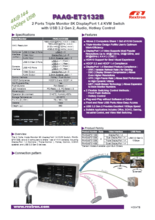 8K KVMスイッチ Rextron PAAG-ET3132B 製品カタログ