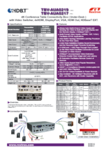 4K KVMスイッチ Rextron TBV-AUA0219 製品カタログ
