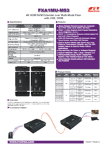 4K HDMI KVM延長器Rextron FXA1MU-M53 製品カタログ