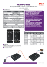 4K DP KVM延長器 Rextron FXA1PU-M53 製品カタログ