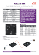 4K HDMI KVM延長器Rextron FVXA1M-M56 製品カタログ