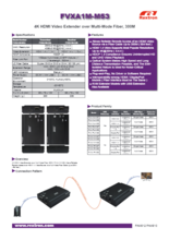 4K HDMI KVM延長器Rextron FVXA1M-M53 製品カタログ