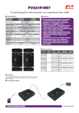 4K DP KVM延長器Rextron FVXA1P-M57 製品カタログ