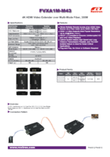 4K HDMI KVM延長器Rextron FVXA1M-M43 製品カタログ