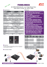 4K HDMI KVM延長器 Rextron FXMS-M033 製品カタログ