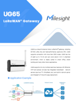 屋内用LoRaWANゲートウェイ Milesight UG65 製品カタログ