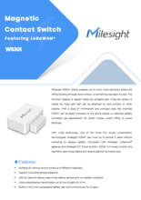 磁気接触開閉センサー Milesight WS301 製品カタログ