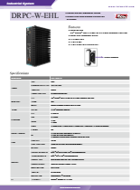 Celeron J6412 CPU搭載 DINレールファンレス産業用組込みPC IEI DRPC-W-EHL 製品カタログ