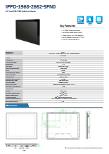 19インチ前面防水防塵IP65パネルPC LITEMAX IPPD-1968-2662-SPN0 製品カタログ