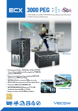 産業用拡張温度対応組込PC Vecow ECX-3100 PEG 製品カタログ