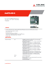 Mini ITX産業用マザーボード ADLINK AmITX-AD-G 製品カタログ