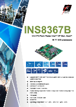第12世代 CPU対応 産業用Mini-ITXマザーボード 7Starlake INS8367B 製品カタログ