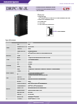 Jasper Lake N5105 2GHz CPU搭載 DINレール組込みPC IEI DRPC-W-JL 製品カタログ