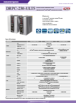 第8世代CPU搭載DINレール組込みPC IEI DRPC-230-ULT5 製品カタログ