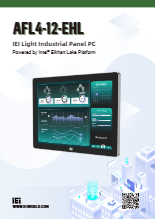 12インチ軽工業向けファンレスパネルPC IEI AFL4-12-EHL 製品カタログ