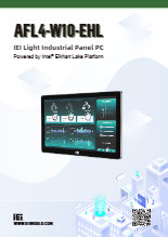 10.1インチ軽工業向けファンレスパネルPC IEI AFL4-W10-EHL 製品カタログ