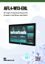 13.3インチ軽工業向けファンレスパネルPC IEI AFL4-W13-EHL 製品カタログ