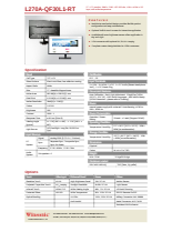 27インチ抵抗式タッチパネル液晶ディスプレイ WINSONIC L270A-QF30L1-RT 製品カタログ