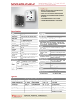 17インチパネルマウント前面防水防塵高輝度正方形ディスプレイ WINSONIC SPMS1707-2FA0L2 製品カタログ