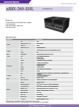Celeron J6412 CPU搭載 産業用ファンレス小型PC IEI uIBX-260-EHL 製品カタログ