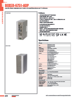 Alder Lake 第12世代 CPU搭載 産業用ファンレス小型PC AAEON BOXER-6751-ADP 製品カタログ