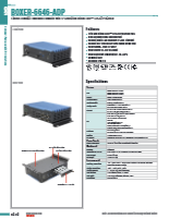 第12世代Intel Core i7/i5/i3搭載　産業用ファンレス小型PC AAEON BOXER-6646-ADP 製品カタログ