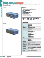 第12世代 Core i3/Atom/N-series搭載 産業用ファンレス小型PC AAEON BOXER-6617-ADN 製品カタログ