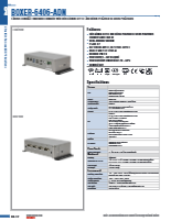 第12世代 Alder Lake-N/Atom 搭載 産業用ファンレス小型PC AAEON BOXER-6406-ADN 製品カタログ