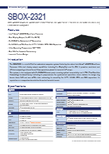 Elkhart Lake CPU搭載 拡張温度対応 ファンレス組込みPC SINTRONES SBOX-2321 製品カタログ