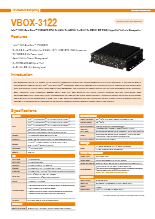 第11世代 CPU搭載 車載向けファンレス組込みPC SINTRONES VBOX-3122 製品カタログ