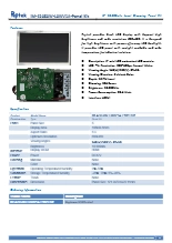 5インチ ローカルディミング対応 超高輝度液晶モジュール Rejitek IM-42050W-L0WV1A-Panel Kit (10,000cd/m2) 製品カタログ