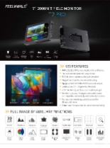 超高輝度2000cd/m2、4K DCI表示対応 7インチ 高輝度モニター FEELWORLD T7 PRO 製品カタログ