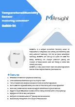 LoRaWAN温湿度センサ Milesight EM300-TH