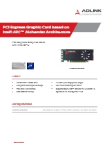 Intel ARC A380E 搭載  PCIe グラフィックカード ADLINK EGX-PCIE-A380E 製品カタログ