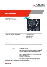 MediaTek Genio 510 SoC OSM CPUモジュール ADLINK OSM-MTK510 製品カタログ