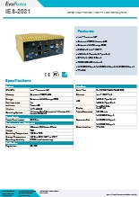 第12世代 CPU 搭載 産業用ファンレス組込みPC EverFocus IES-2031 製品カタログ