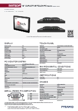15インチ Atom x6413E 防水IP65タッチパネルPC faytech FT15BX6413ECAPOB 製品カタログ