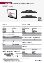 19インチ Atom x6413E 防水IP65タッチパネルPC faytech FT19BX6413ECAPOB 製品カタログ
