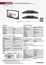 24インチ Atom x6413E 防水IP65タッチパネルPC faytech FT24BX6413ECAPOB 製品カタログ