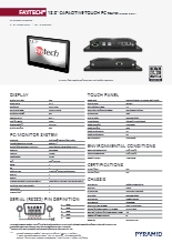 13.3インチ Atom x6413E 防水IP65パネルPC faytech FT133BX6413ECAPOB 製品カタログ