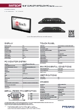 15.6インチ Atom x6413E 防水IP65パネルPC faytech FT156BX6413ECAPOB 製品カタログ