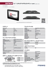 10.1インチ 第11世代 Tiger Lake 前面防水パネルPC faytech FT101BI5CAPOB 製品カタログ