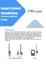 産業用LoRaWANクランプ式電流センサー Milesight CT10xシリーズ 製品カタログ