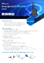 産業用CCTVルーター Milesight UR32S 製品カタログ