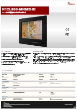 DNV認証(船級)取得 12.1インチ 高輝度ディマー付マリンモニター Winmate R12L600MRM2HB 製品カタログ