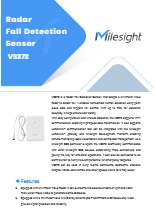 アラート機能有り LoRaWAN レーダー転倒検知センサー Milesight VS373 製品カタログ