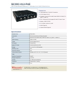 Jetson Orin NX搭載 PoE給電 完全防水筐体 フィジカルAI向け組込PC Winsonic BC00C-012-PoE 製品カタログ